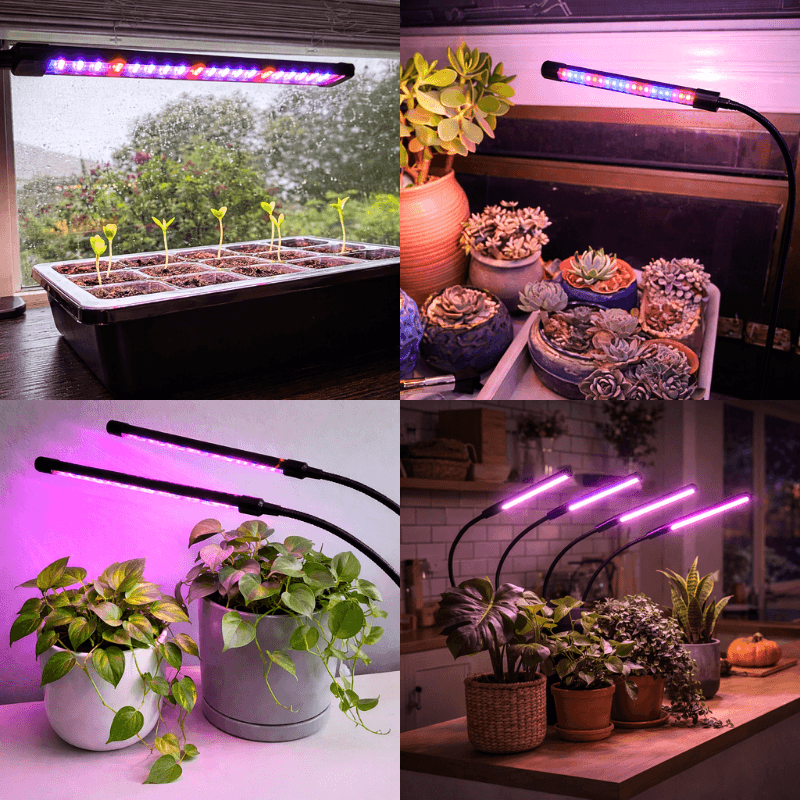 LumiGrow™ 4-Head LED Plant Light