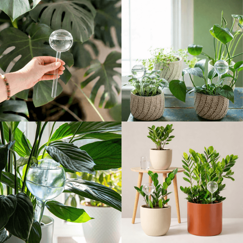 LumiGrow™ Glass Self Watering Globes (10 Pack)